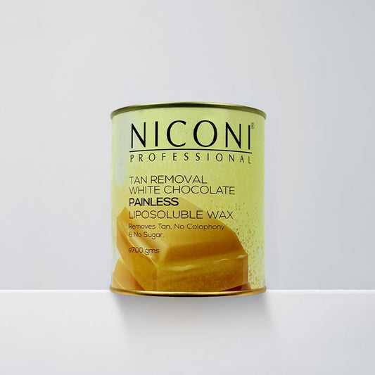 NICONI Painless Liposoluble Hair Removal Wax (White Chocolate)