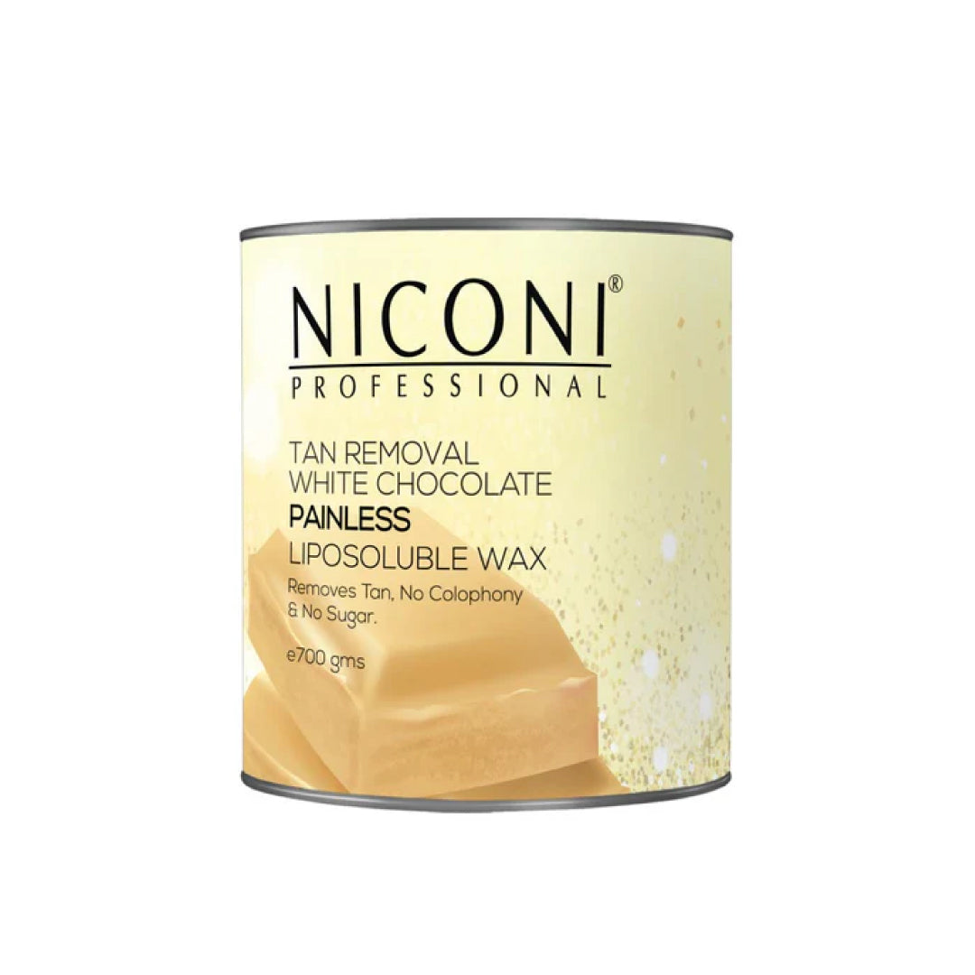 NICONI Painless Liposoluble White Chocolate Wax (700 gm) - NICONI