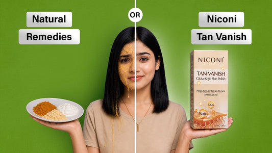 Natural Remedies for Tan Removal vs Niconi Tan Vanish
