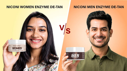 Niconi Women Enzyme De-Tan vs Niconi Men Enzyme De-Tan