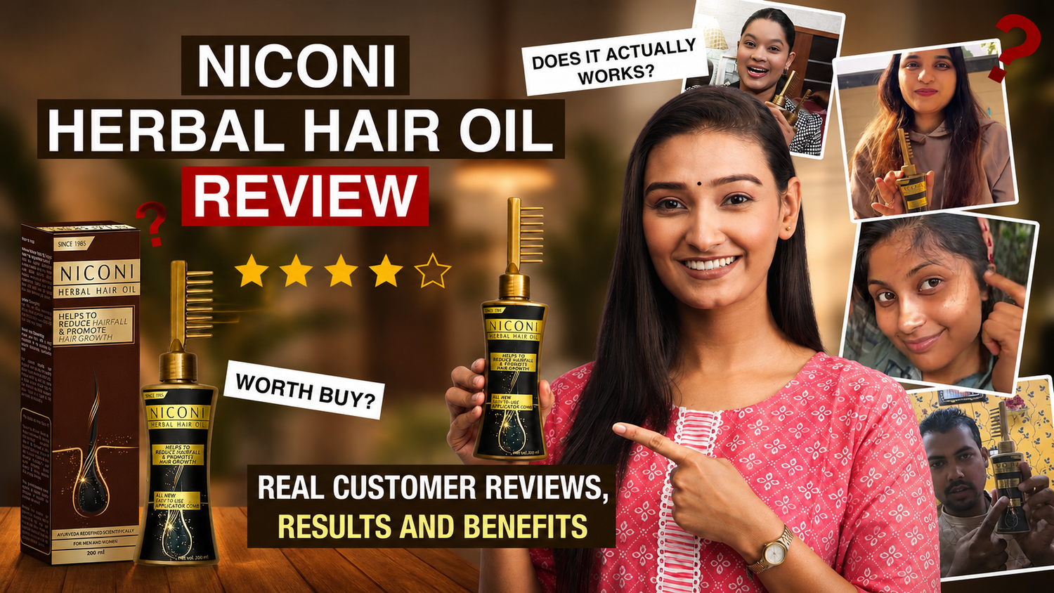 Niconi Herbal Hair Oil Review: Real Customer Reviews, Results and Benefits