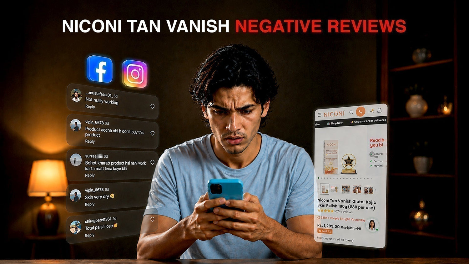 Niconi Tan Vanish Negative Reviews: Why It May Not Work
