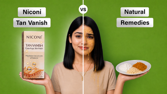 Niconi Tan Vanish vs Natural Remedies for Tan Removal
