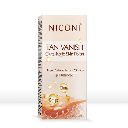 Niconi Tan Vanish Gluta-Kojic Skin Polish 180g (₹80 per use)