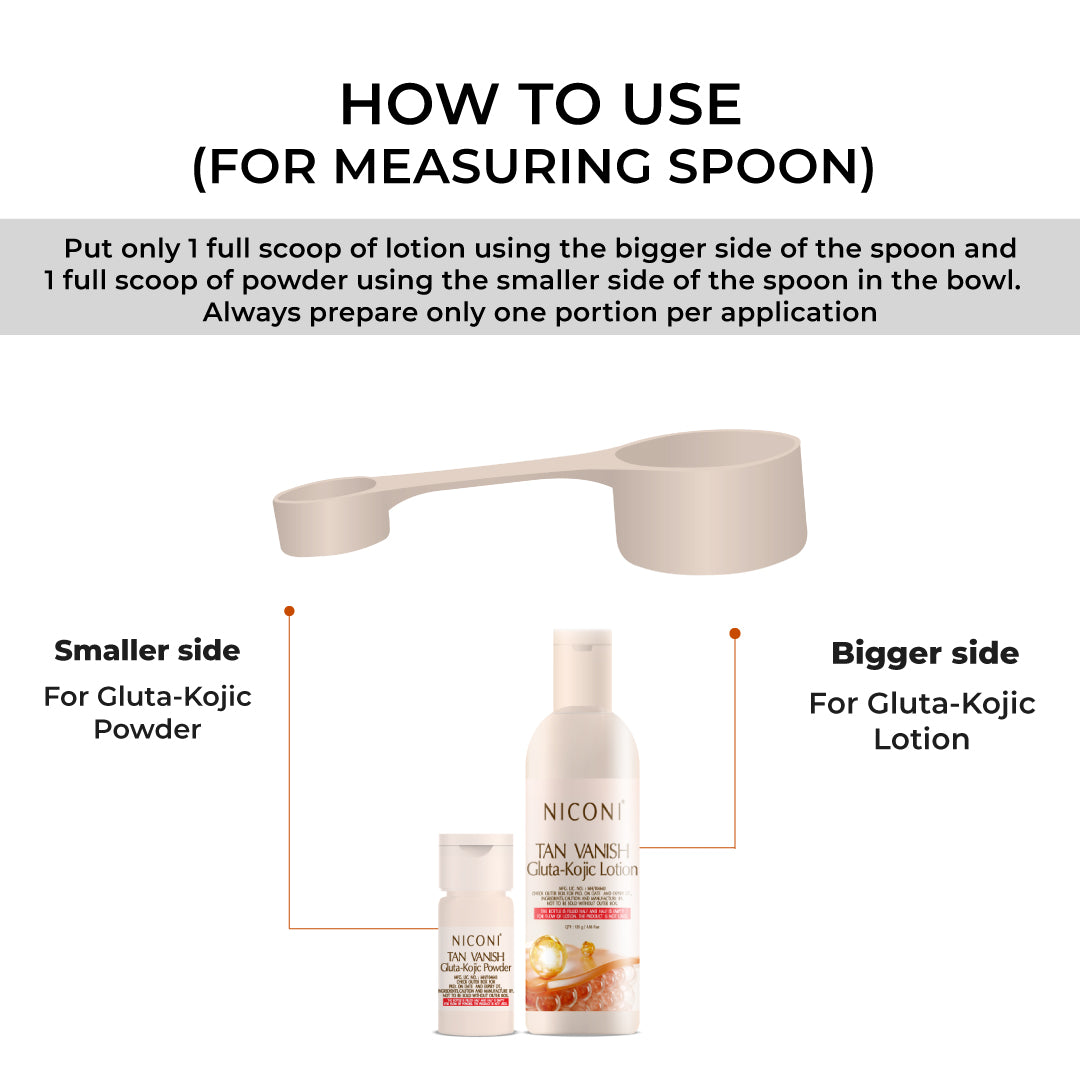Niconi Tan Vanish Gluta-Kojic Skin Polish | Instant Tan Removal in under 20 minutes!