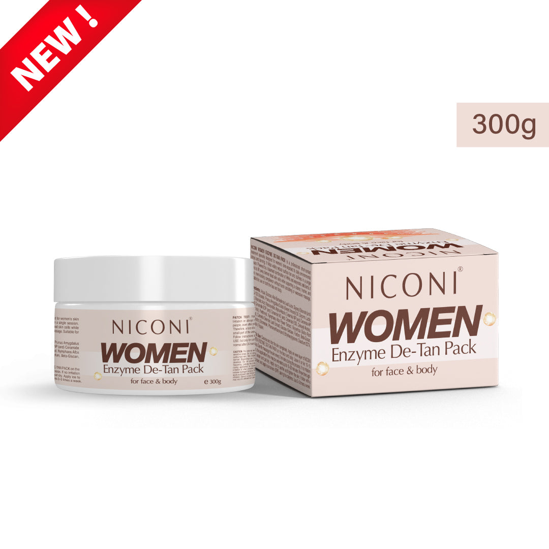 Niconi Women Enzyme De-Tan Pack For Face & Body-(300g)