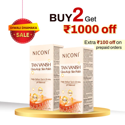 Niconi Tan Vanish | Buy 2 Get ₹1000 OFF