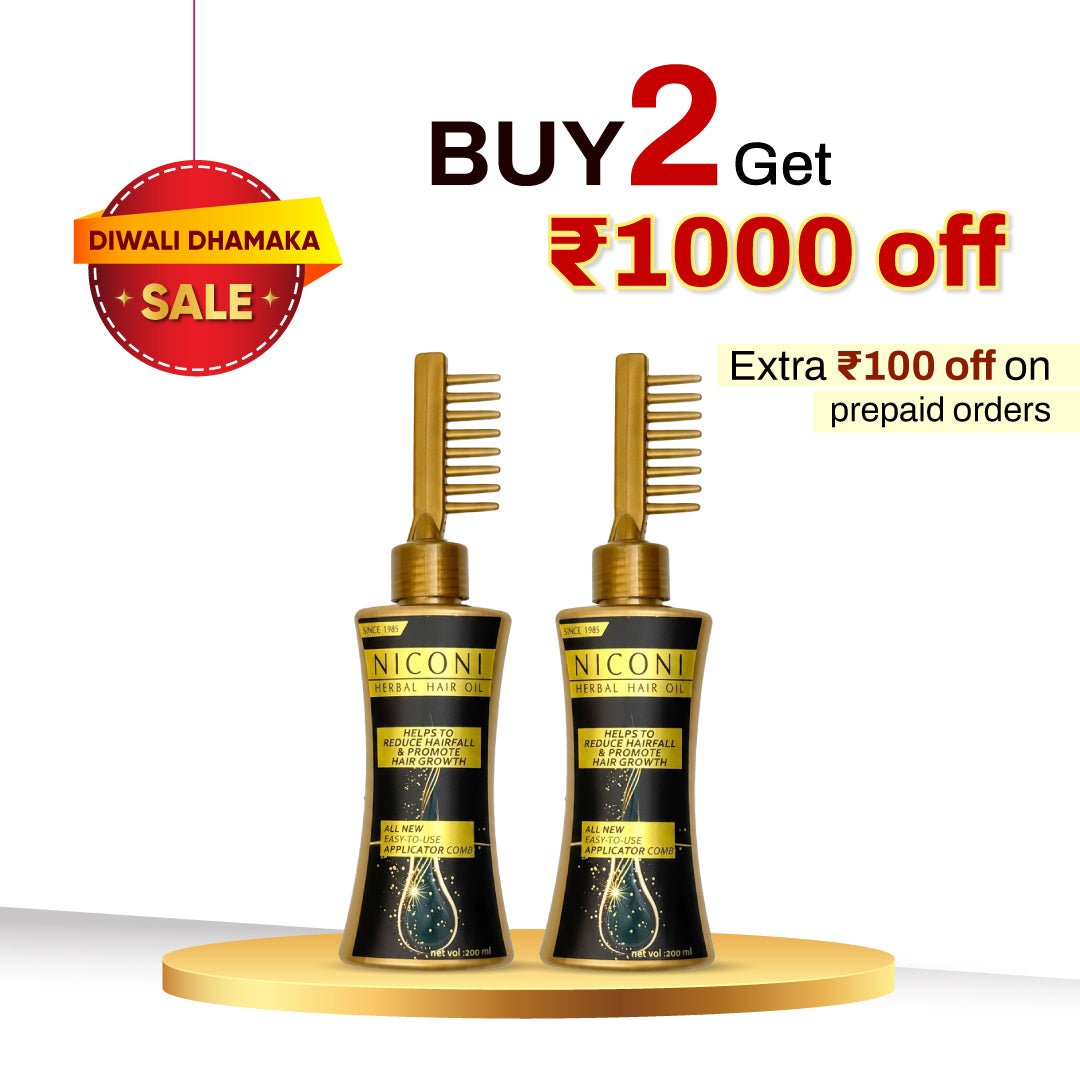 Niconi Herbal Hair Oil | Buy 2 Get ₹1000 OFF