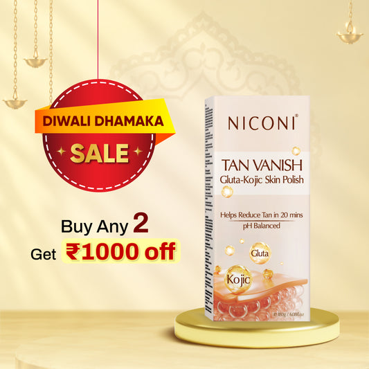 Niconi Tan Vanish Gluta-Kojic Skin Polish 180g (₹80 per use)