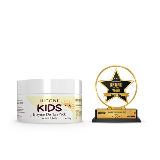 Niconi Kids Enzyme De-Tan Pack For Face & Body-(300g) | 100% Safe