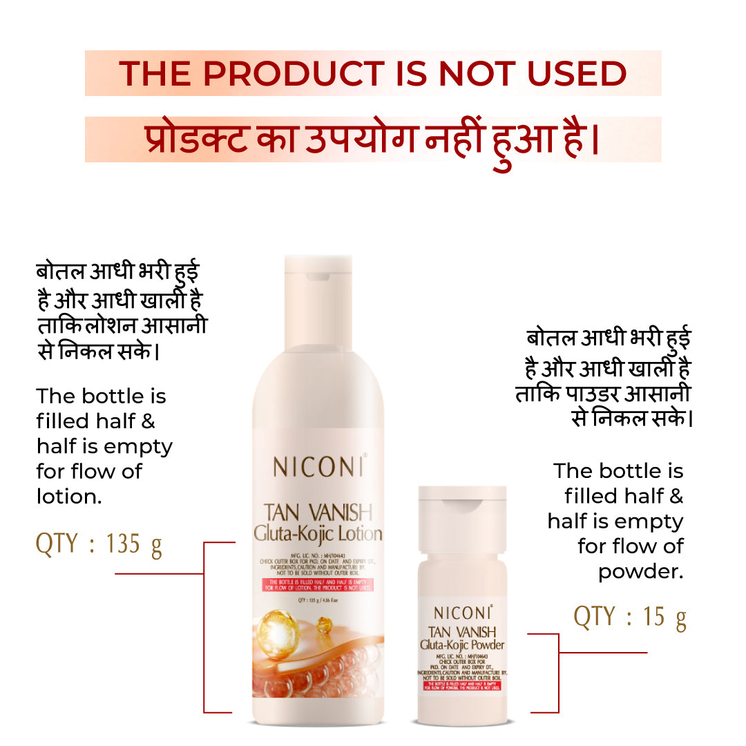 Niconi Tan Vanish Gluta-Kojic Skin Polish 180g (₹80 per use)