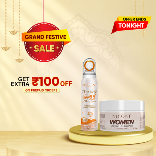 De-Tan with Sun Protection Combo for Women