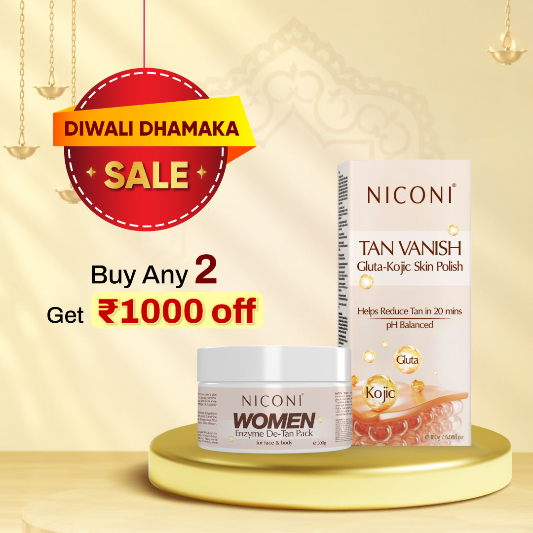 Niconi Tan Vanish + Women De-tan Pack Combo