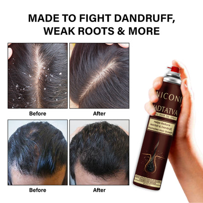 Niconi Tan Vanish Gluta-Kojic Skin Polish & Niconi JADTATVA Herbal Hair Oil Spray Combo