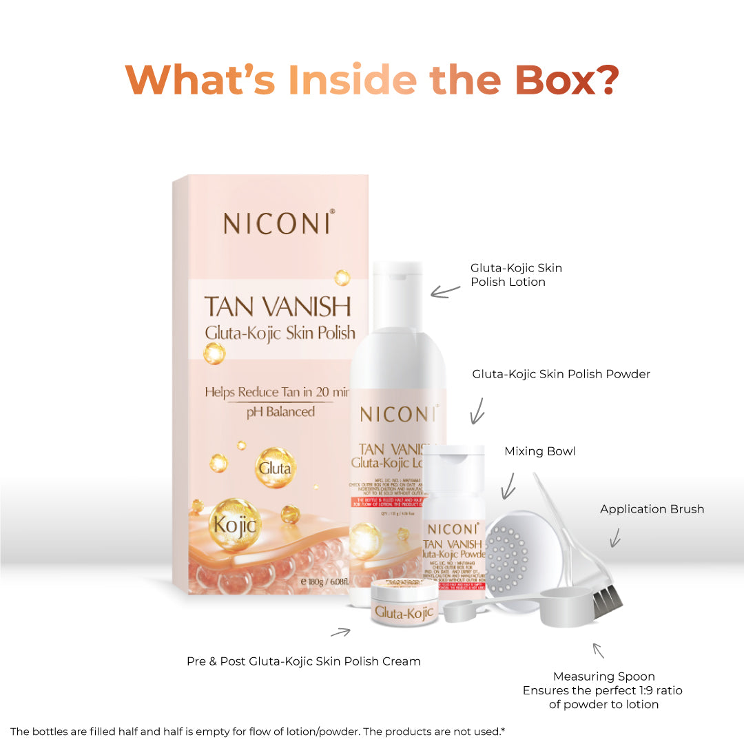 Niconi Tan Vanish Gluta-Kojic Skin Polish