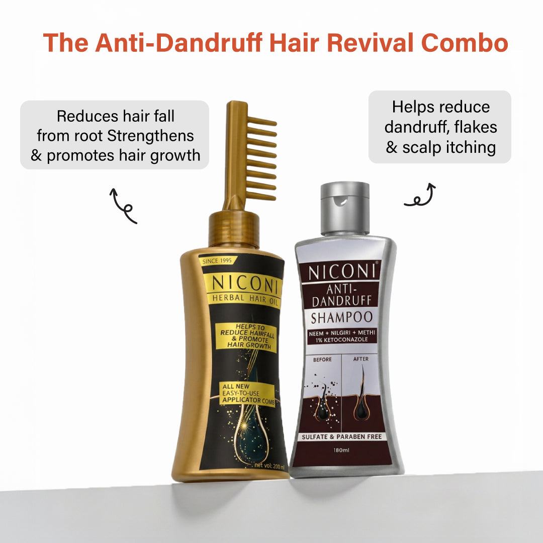 The Anti-Dandruff Hair Revival Combo