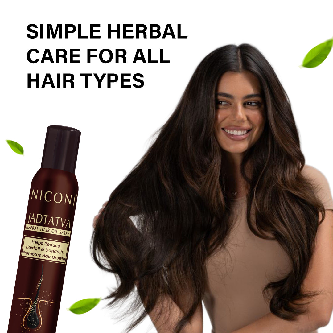 Niconi Tan Vanish Gluta-Kojic Skin Polish & Niconi JADTATVA Herbal Hair Oil Spray Combo