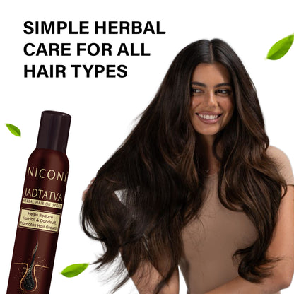 Niconi Tan Vanish Gluta-Kojic Skin Polish & Niconi JADTATVA Herbal Hair Oil Spray Combo