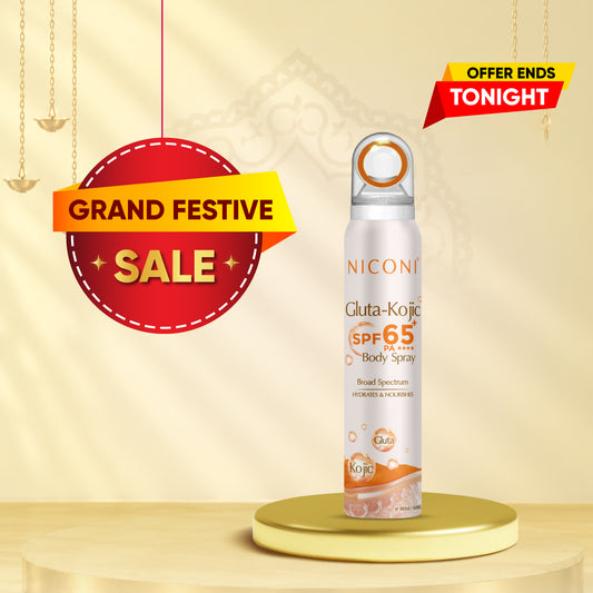 Niconi Gluta-Kojic SPF 65+ PA++++ Body Spray (180ml)