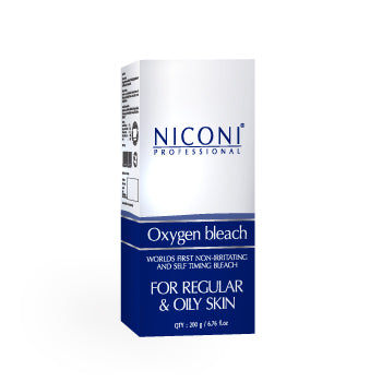 NICONI Oxygen Bleach for Regular and Oily skin For Men And Women Face And Body - 200 gm