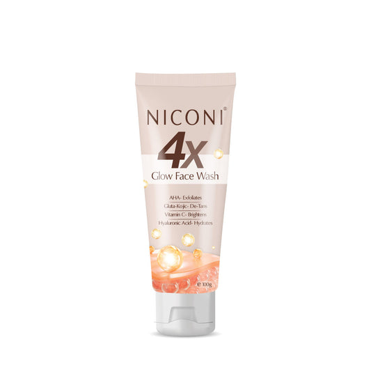 Niconi 4X Glow Facewash (100g) | For Men & Women