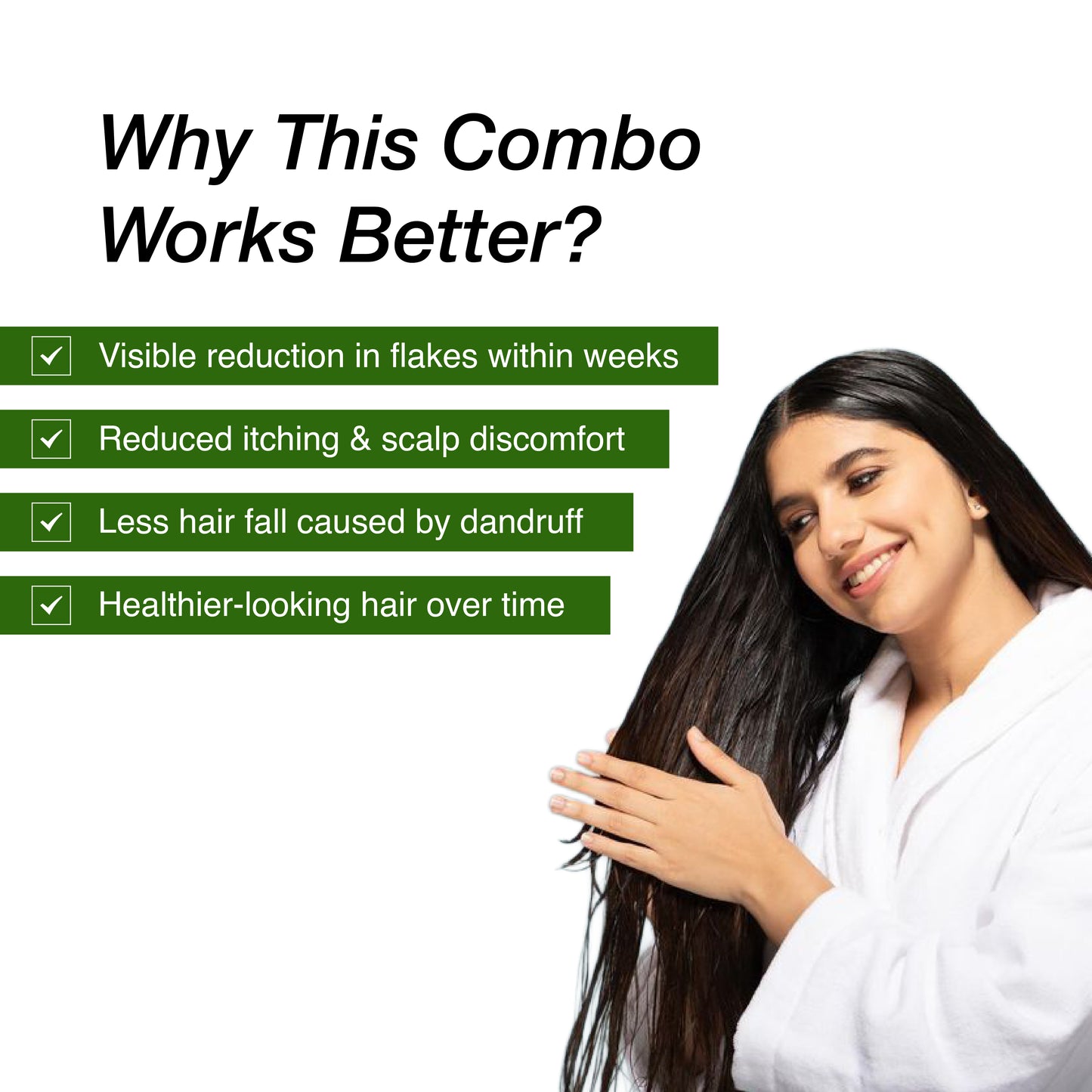 Niconi Herbal Hair (200ml) & Niconi Anti-Dandruff Shampoo (180ml) COMBO