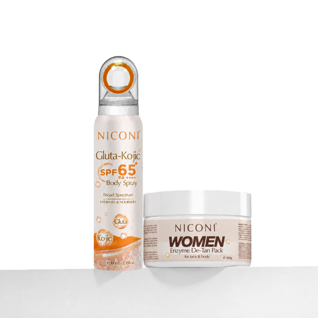 De-Tan with Sun Protection Combo for Women
