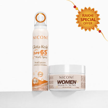 De-Tan with Sun Protection Combo for Women