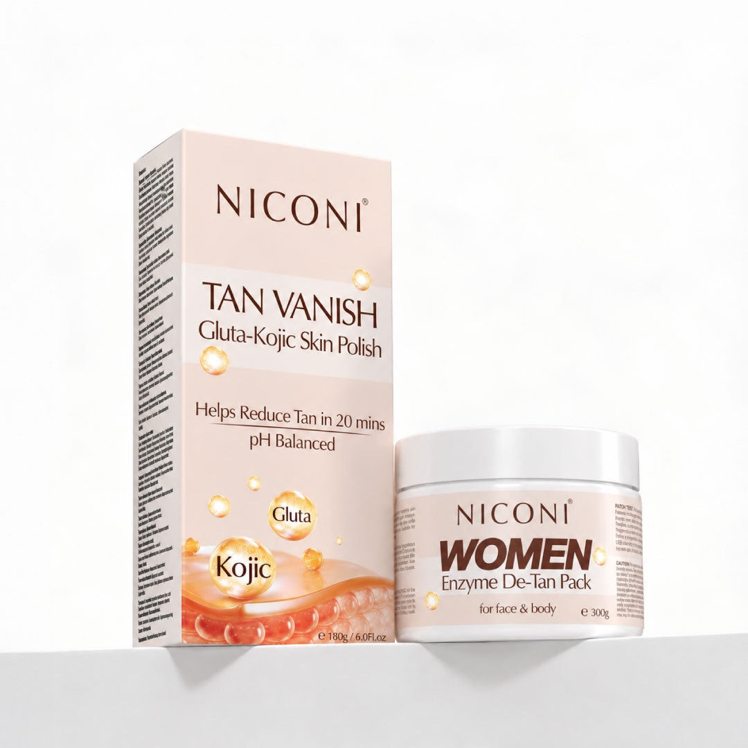 Niconi Tan Vanish + Women De-tan Pack Combo