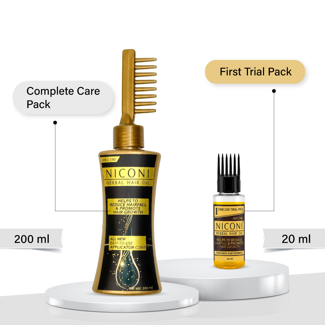 Niconi Herbal Hair Oil Testing Bottle 20 ml