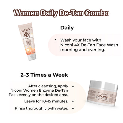Women Daily Detan Combo
