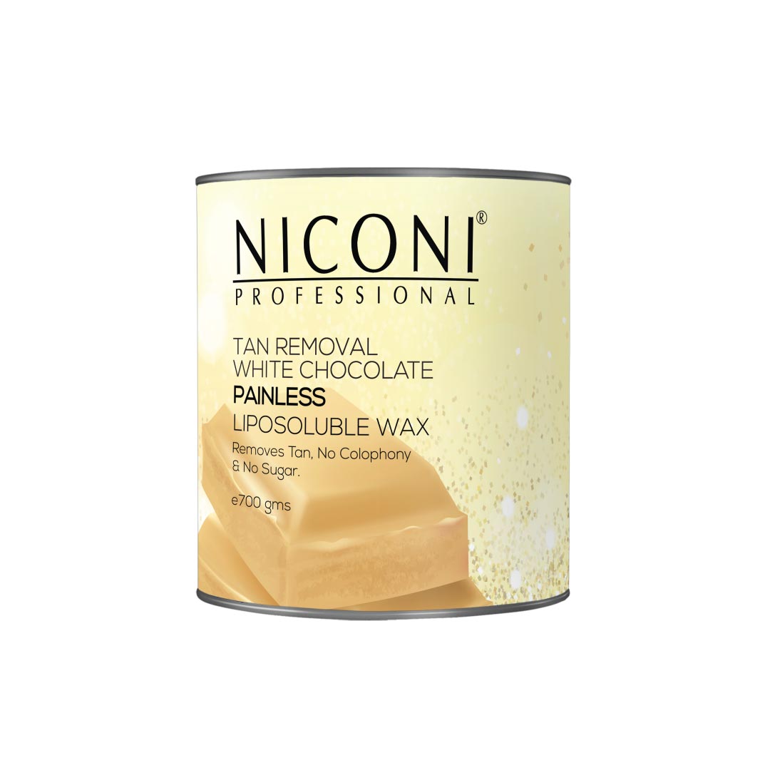 NICONI Painless Liposoluble White Chocolate Wax (700 gm) (White Chocolate)