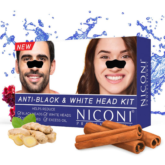 NICONI Anti- Black And White Head Kit for Men Women to control oil And Blackheads 53 gm (1 time use)