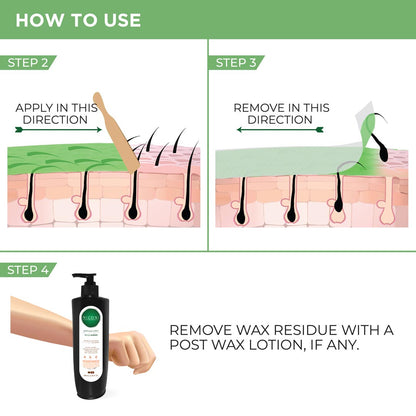 NICONI Painless Liposoluble Hair Removal Wax (700 gm) (Aloe Vera)
