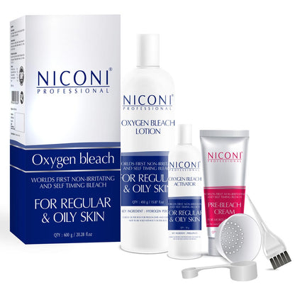 Niconi Bleach For Oily Skin and Regular Skin For Men And Women Face And Body - 600 gms